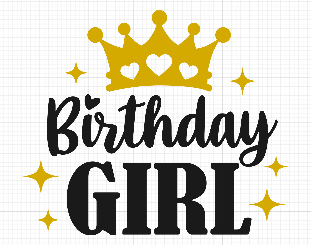 Birthday Girl Svg