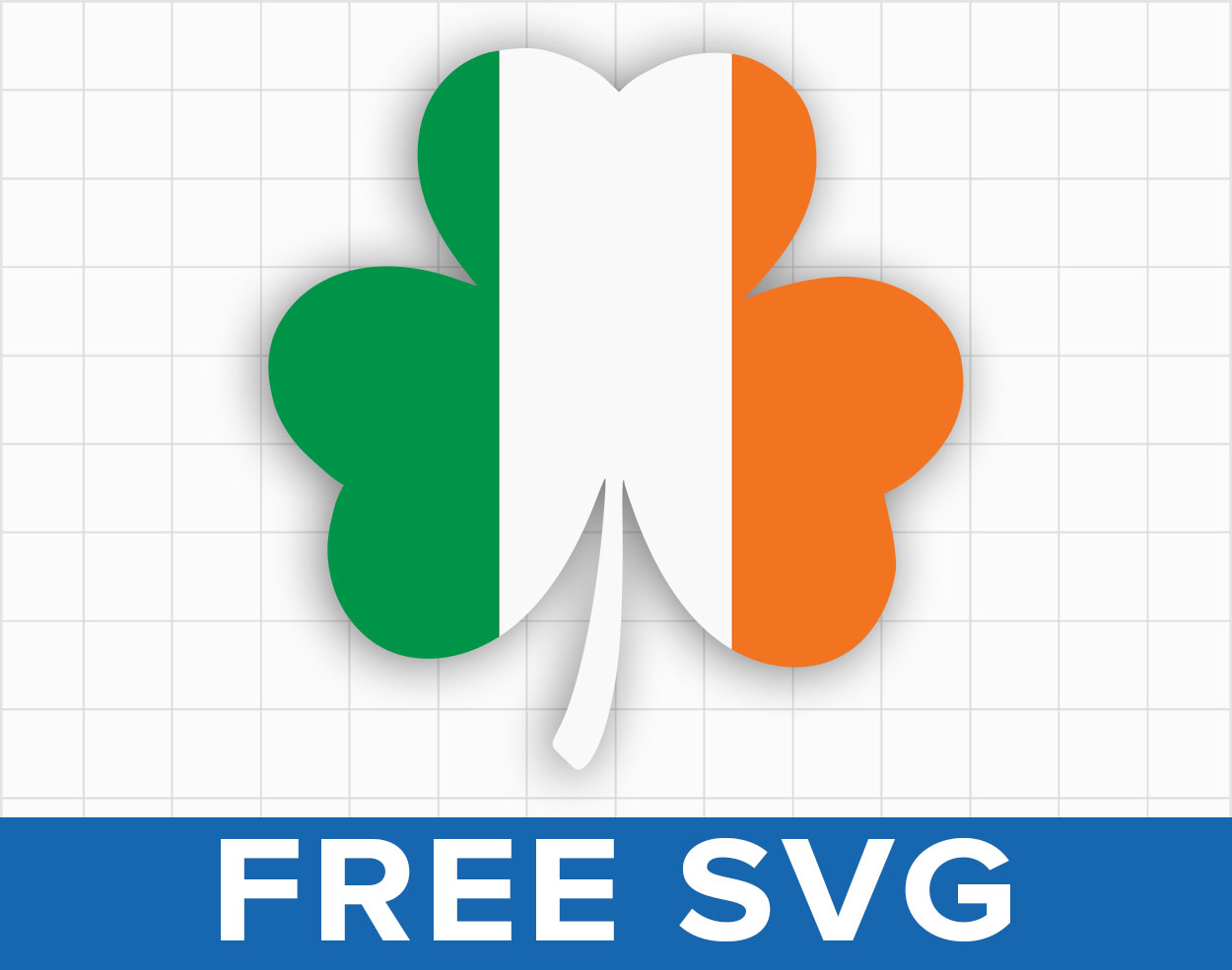 Free Irish Flag Shamrock St Patricks Day Svg