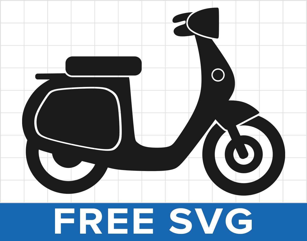 Free Motorcycle Scooter Svg Motorbike Vector
