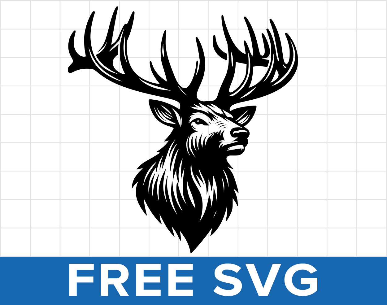 Free Deer Head Svg