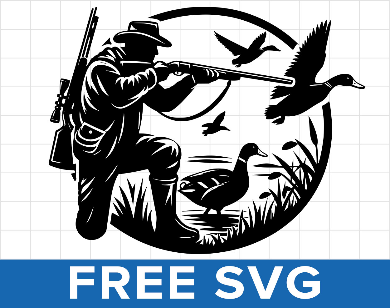 Free Duck Hunting Svg