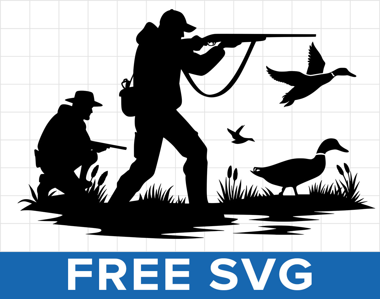 Duck Hunting Svg - FreeSvgCut.org