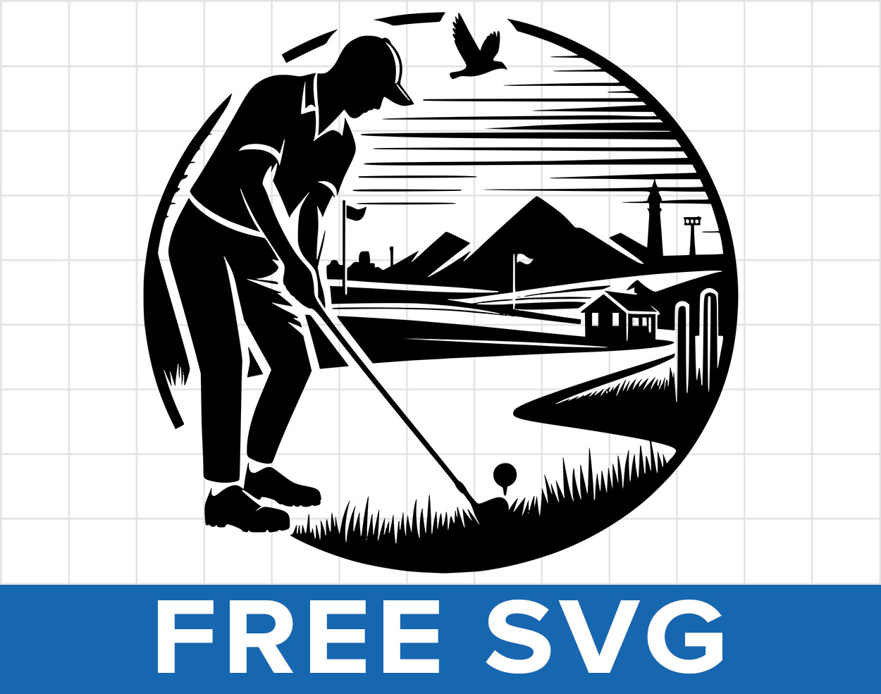 Free Golfing Svg