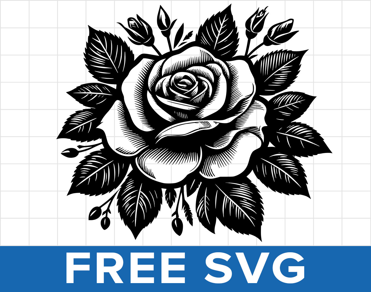 Free Rose Flower Svg