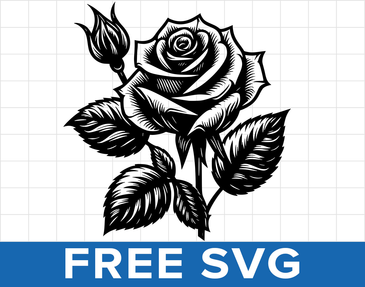 Free Rose Flower Svg