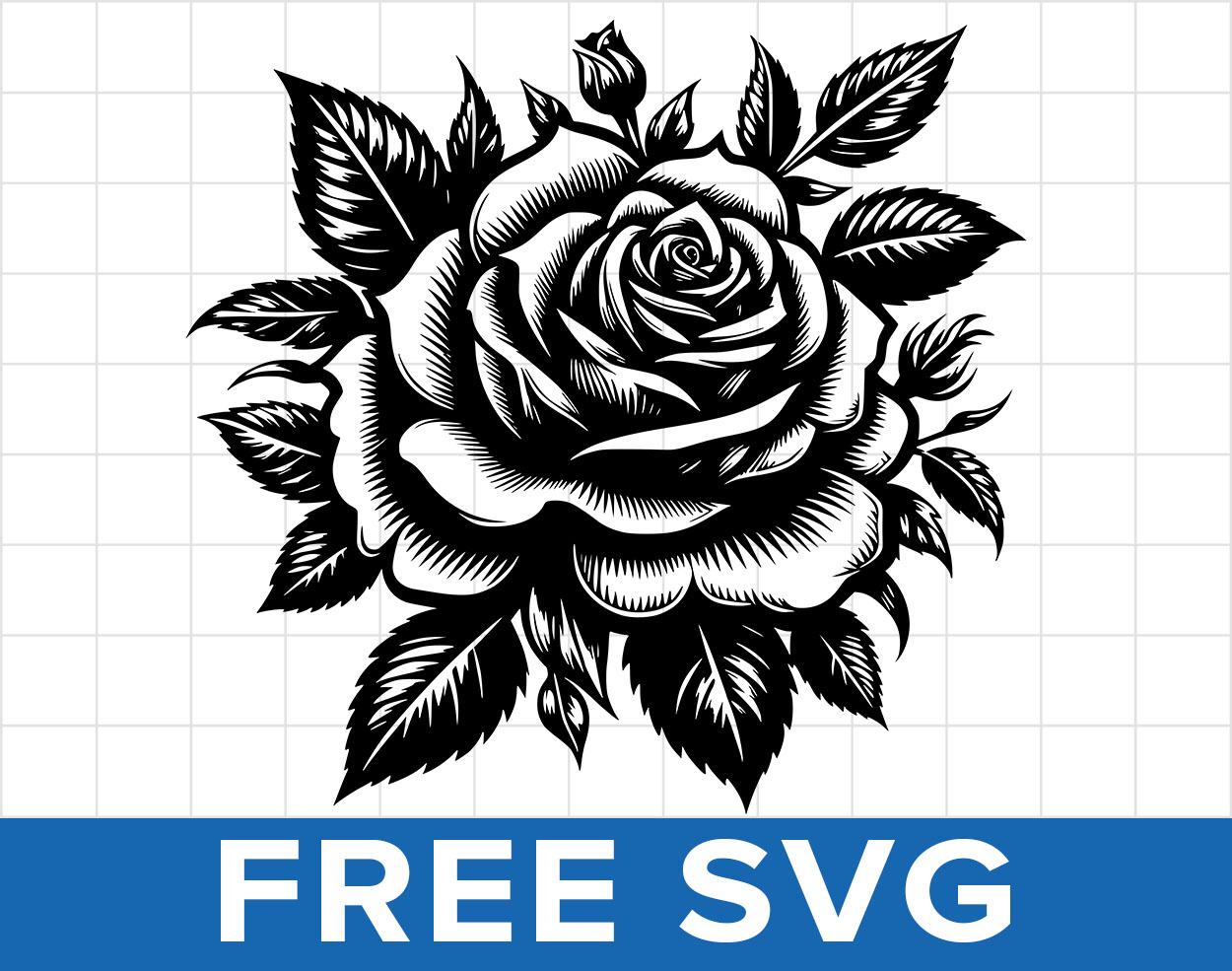 Free Rose Flower Svg