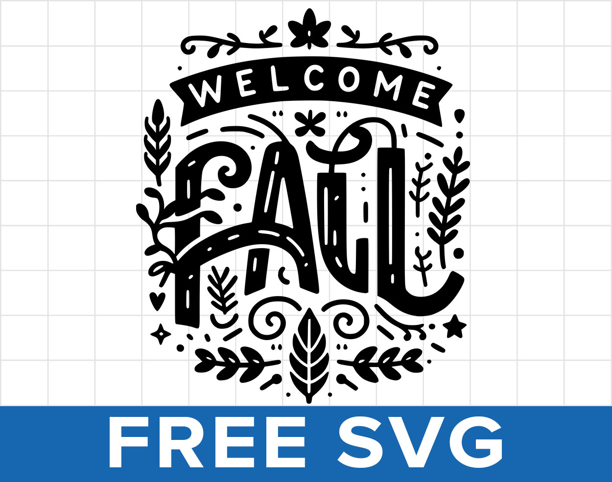 Free Welcome Fall Svg