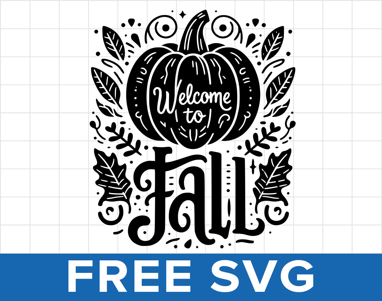 Free Welcome Fall Svg