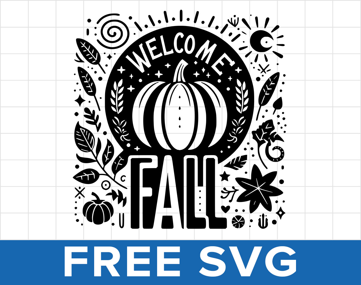 Free Welcome Fall Svg