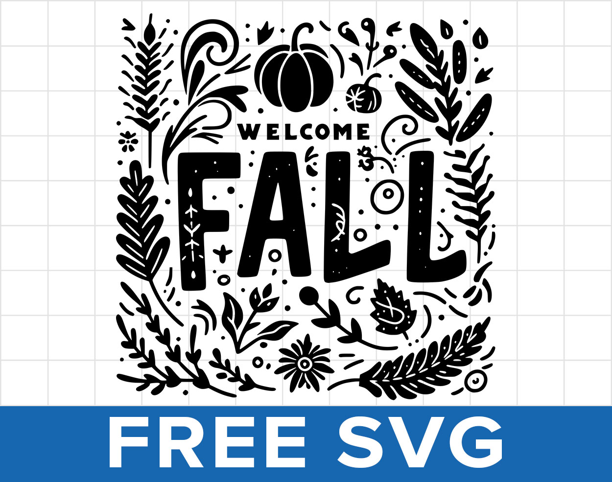 Free Welcome Fall Svg