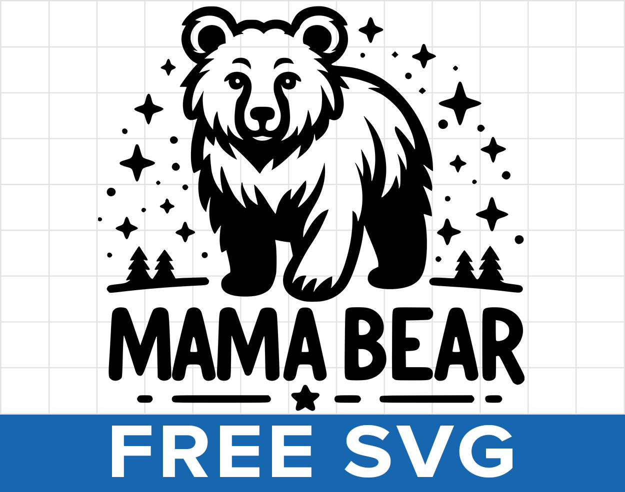 Mama Bear Svg