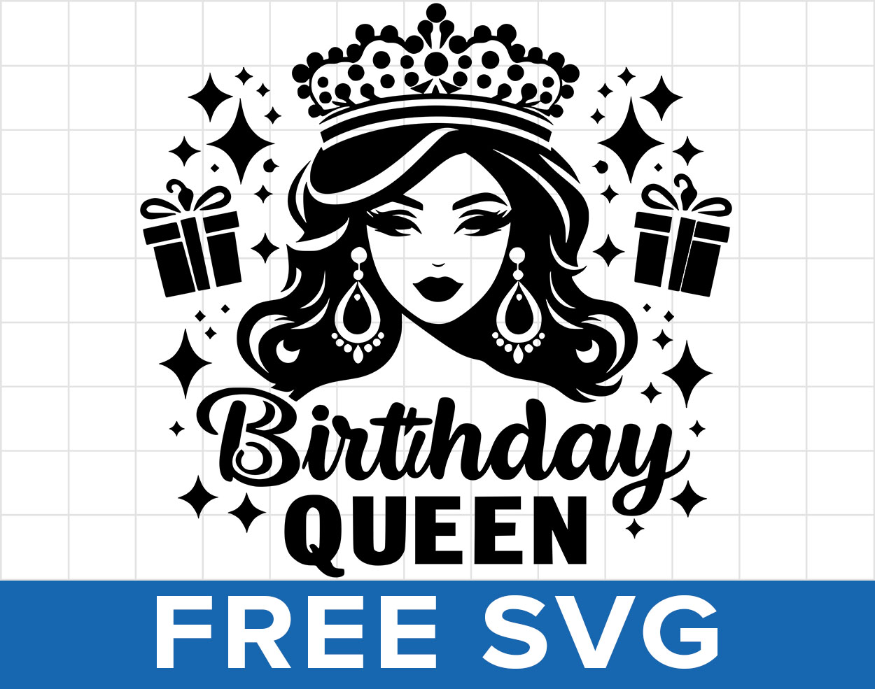 Birthday Queen Svg